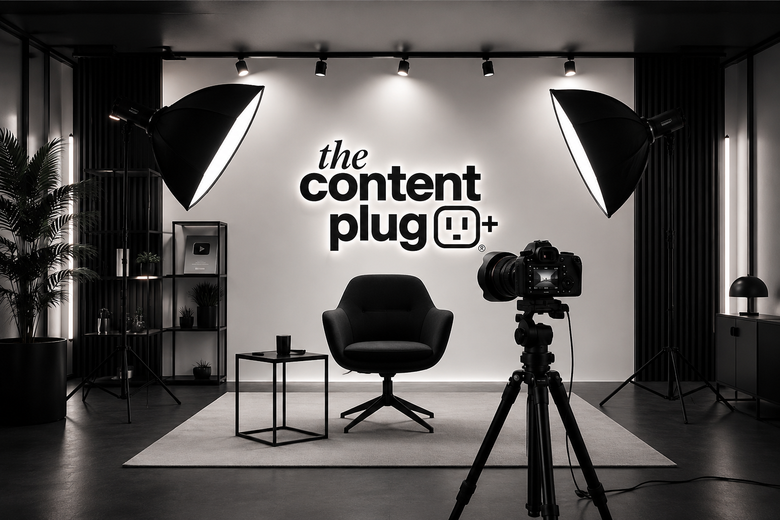 The Content Plug studio space